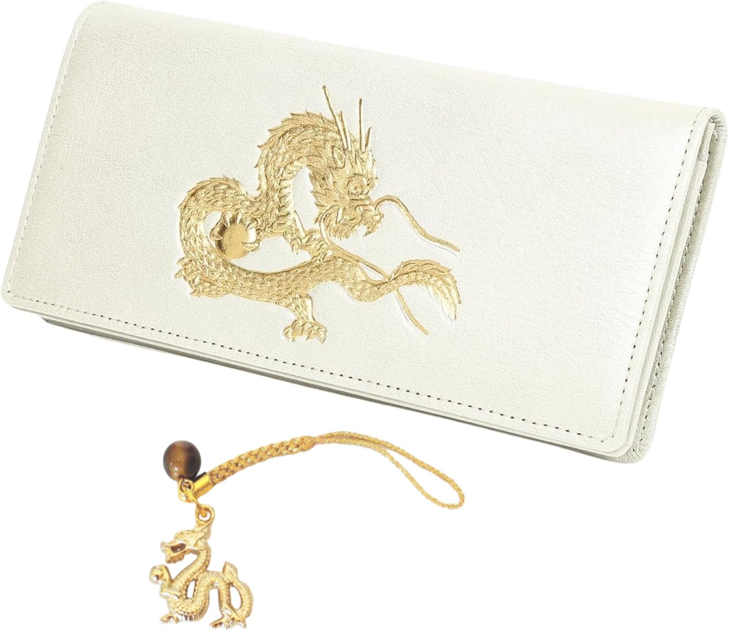 金色の龍 SakuraZen】風水 皇帝龍 長財布 金運アップ [ 日本製 本革 財布 本金箔