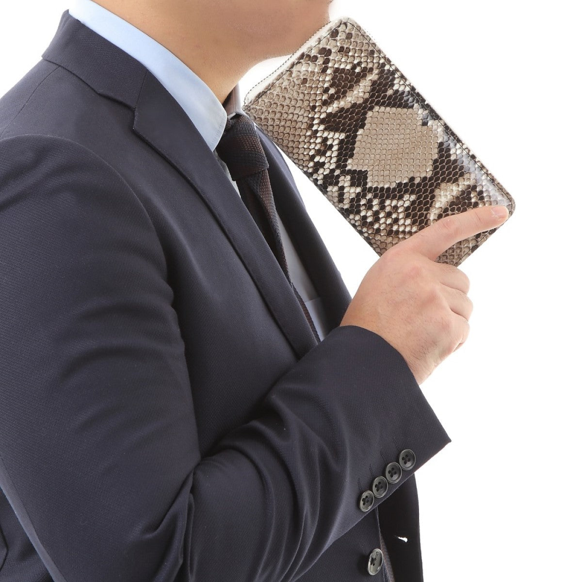 錦蛇本革財布 金運アップ ダイヤモンド メンズ 金運財布レザー 日本製