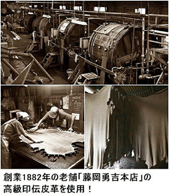 印伝 長財布 【 小桜 印傳 財布 】 22金 本金箔 桜花 吉祥金箔符 刻印 日本製 (■黒地・赤漆)