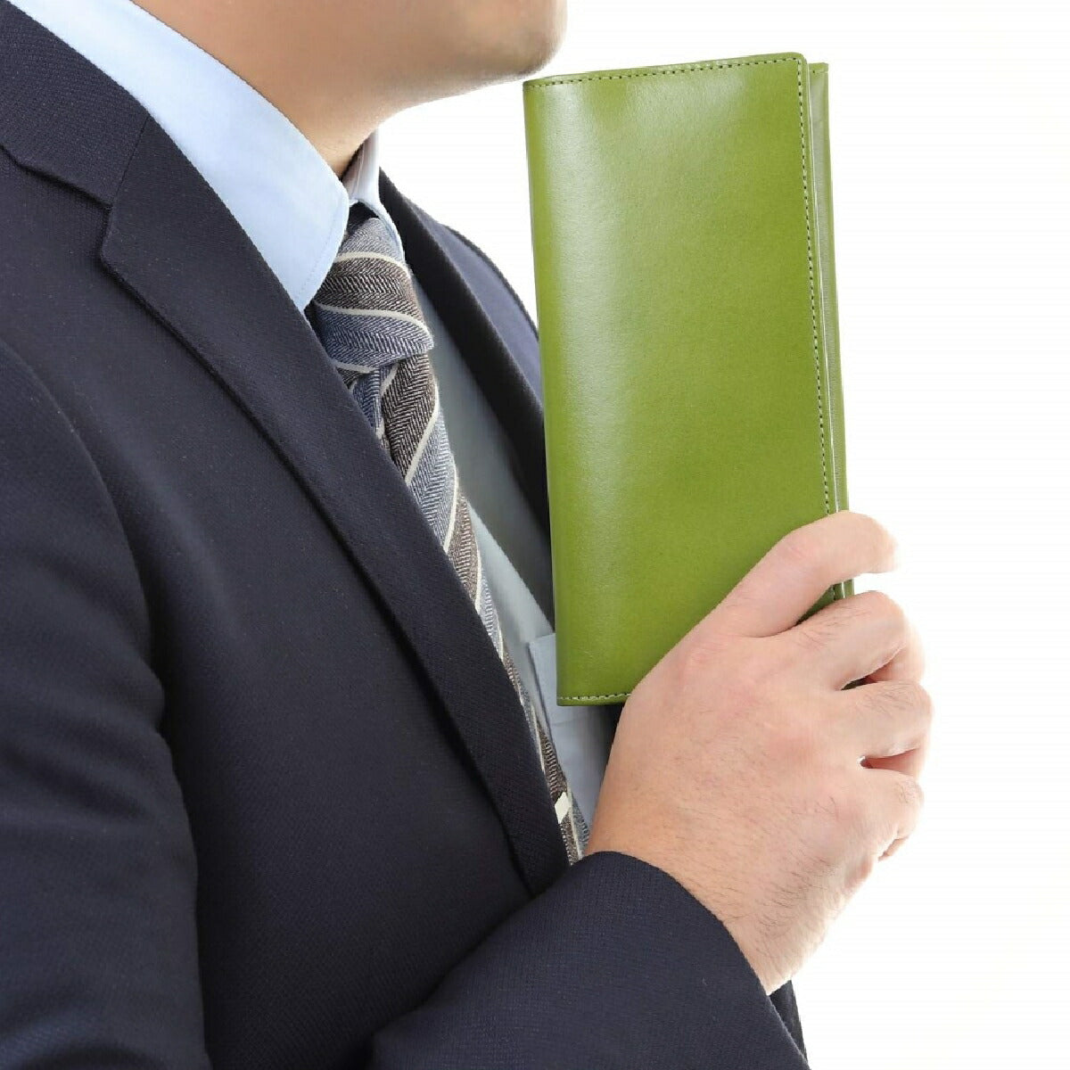 極薄 財布春財布 オイル レザー 本革 長財布 バンタン メンズ 姫路 手塗り パース 極薄 日本製 (ブラック)