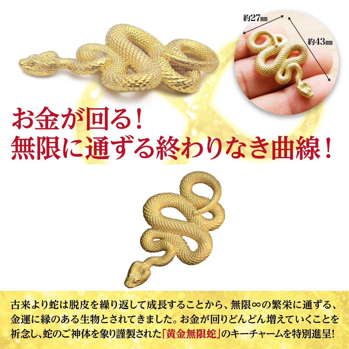 麻の葉 印伝 財布 レディース ラウンド 本鹿革 ファスナー 式 日本製 (赤漆 無限蛇)