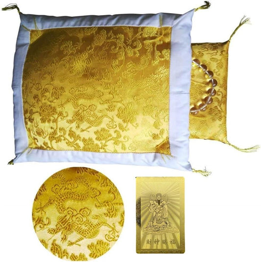 [ SakuraZen ] 金運アップグッズ 布団 風水 開運グッズ 皇帝龍のお財布 布団 で 金運 アップ 金運 お財布ふとん 縁あり (風水財神札)