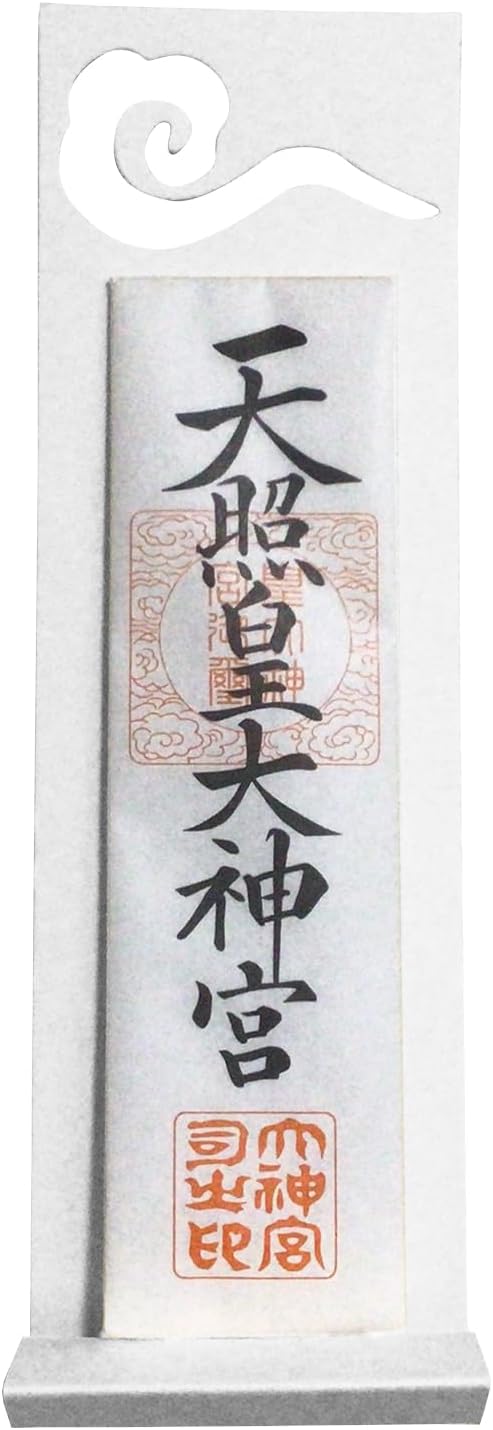 [ さくら禅 ] 雲 雲字 雲切 神棚 神具 仏壇 仏具 雲切り 文字 最高級品 日本製 簡単設置 接着粘土付き 越前鳥の子和紙 お札立て (白色)