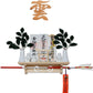 [ さくら禅 ] 棚型 モダン 神棚 祥雲 鳥居付き 白松 壁掛け お札立て 簡単取り付け 穴が目立たない 棚板 神具 お守り飾り 破魔矢置き 神明鳥居 (屋久杉の雲板・水晶装飾 付き)