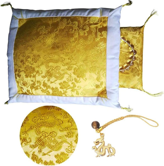 [ SakuraZen ] 金運アップグッズ 財布布団 風水 開運グッズ 皇帝龍のお財布 布団 で 金運 アップ 金運財布 お財布ふとん 縁あり (皇帝龍)