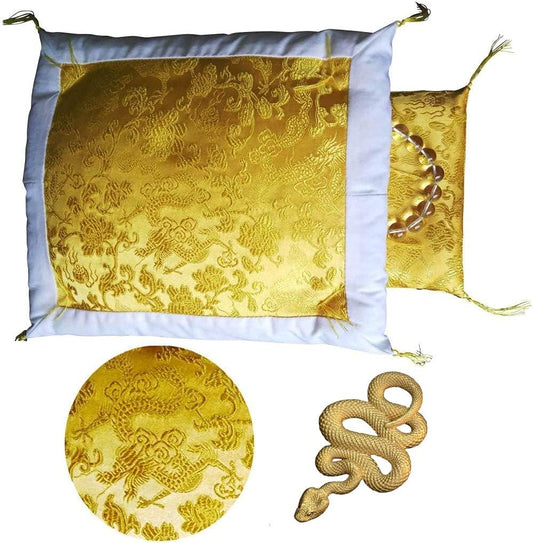[ SakuraZen ] 金運アップグッズ 財布布団 風水 開運グッズ 皇帝龍 布団 で 金運 アップ おさいふふとん 縁あり (無限蛇)