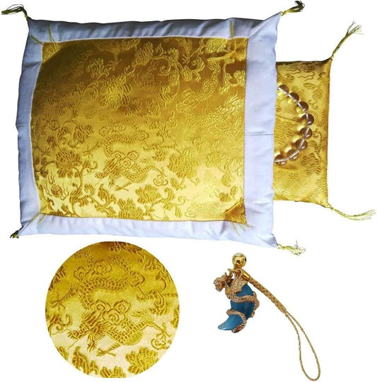 [ SakuraZen ] 金運アップグッズ 布団 風水 開運グッズ 皇帝龍のお財布 布団 で 金運 アップ 金運 お財布ふとん 縁あり (勾玉昇龍)