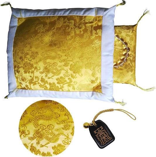 [ SakuraZen ] 金運アップグッズ 財布布団 開運グッズ 【 皇帝龍 の お財布 布団 で 金運 アップ/風水 で 金運アップ 】 金運財布 お財布ふとん（縁あり 金来符）