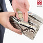 [ SakuraZen ] パイソン レザー 蛇革 長財布 金運財布 全面蛇革 無双 ナチュラル仕上げ 【 エキゾチックレザーを使用した熟練革職人のハンドメイド品 】日本製 (財神札)