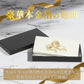 【SakuraZen】風水 皇帝龍 長財布 金運アップ [ 日本製 本革 財布 本金箔刻印 ] 牛革 金運 黄金 龍 竜 財布 メンズ YKK製ジッパー使用 シャンパンゴールド （皇帝龍虎目）