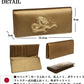 秘伝 皇帝龍 本金箔 刻印 金運アップ 長財布 メンズ 日本製 (ゴールド) 