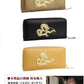  秘伝 皇帝龍 ラウンド財布 金運アップ 本金箔 刻印 牛 本革 財布 メンズ 金 根付 進呈 日本製 (皇帝龍チャーム) 